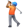 Person Golfing: Medium Skin Tone Emoji 🏌🏽 image - Samsung style