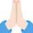 Folded Hands: Light Skin Tone