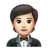 Person In Tuxedo: Light Skin Tone