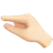 Pinching Hand: Light Skin Tone