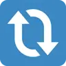 Clockwise Vertical Arrows Emoji 🔃 image - Twitter / X (Twemoji) style