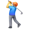 Man Golfing Emoji 🏌️‍♂️ image - Samsung style