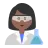 Woman Scientist: Medium-Dark Skin Tone