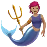 Merperson: Medium Skin Tone Emoji 🧜🏽 image - Apple style
