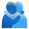 人們擁抱 Emoji 🫂 image - Google Noto Color style