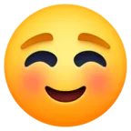 Emoji Fața zâmbitoare albă ☺ image - Facebook Meta style