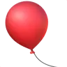 Balon Emoji 🎈 image - Apple style