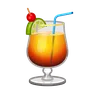 热带饮料杯 Emoji 🍹 image - Telegram style