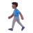 Man Walking: Medium-Dark Skin Tone