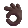 Ok Hand: Dark Skin Tone Emoji 👌🏿 image - Microsoft 3D Fluent style