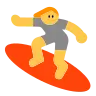 Emoji Surfer 🏄 image - Tossface style