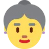 Vieille femme Emoji 👵 image - Twitter / X (Twemoji) style