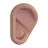 Ear: Medium Skin Tone