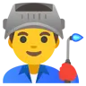 Man Factory Worker Emoji 👨‍🏭 image - Google Noto Color style