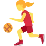 Woman Bouncing Ball Emoji ⛹️‍♀️ image - Twitter / X (Twemoji) style