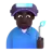 Man Factory Worker: Dark Skin Tone
