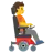 Person In Motorized Wheelchair Facing Right
