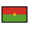 Flag: Burkina Faso Emoji 🇧🇫 image - OpenMoji style