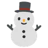 Snowman Without Snow Emoji ⛄ image - Google Noto Color Animated style