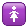 Symbol der Frauen Emoji 🚺 image - Telegram style
