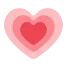 Growing Heart Emoji 💗 image - Tossface style