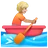 Person Rowing Boat: Medium-Light Skin Tone