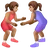 Women Wrestling: Medium Skin Tone