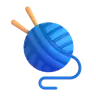 Emoji Gomitolo di lana 🧶 image - Microsoft 3D Fluent style