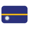 Flag: Nauru Emoji 🇳🇷 image - Tossface style