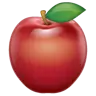 แอปเปิ้ลแดง Emoji 🍎 image - WhatsApp style