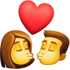 Kiss Emoji 💏 image - Facebook Meta style