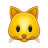 Emoji Faccia di gatto 🐱 image - Telegram style