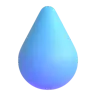 Droplet Emoji 💧 image - Microsoft 3D Fluent style
