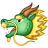 Dragon Face Emoji 🐲 image - Samsung style