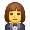 Woman In Tuxedo Emoji 🤵‍♀️ image - Samsung style