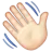 Waving Hand: Light Skin Tone