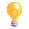 Emoji Lampadina elettrica 💡 image - Microsoft 3D Fluent style