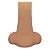 Nose: Medium Skin Tone Emoji 👃🏽 image - Apple style