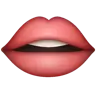 Emoji Bocca 👄 image - WhatsApp style