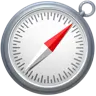Kompass Emoji 🧭 image - Apple style