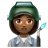 Woman Factory Worker: Medium-Dark Skin Tone