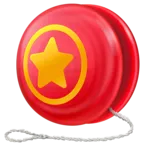 Yo-yo Emoji 🪀 image - Facebook Meta style