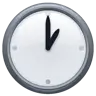 Emoji Clock Face One Oclock 🕐 image - WhatsApp style