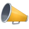 Emoji Megafono incoraggiante 📣 image - WhatsApp style