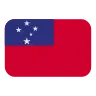 Flag: Samoa Emoji 🇼🇸 image - Tossface style