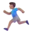 Man Running: Medium Skin Tone