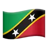 Flag: St. Kitts & Nevis Emoji 🇰🇳 image - Apple style