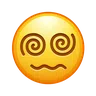 Face With Spiral Eyes Emoji 😵‍💫 image - Telegram style
