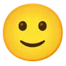 Emoji Ușoare față de față 🙂 image - Google Noto Color style