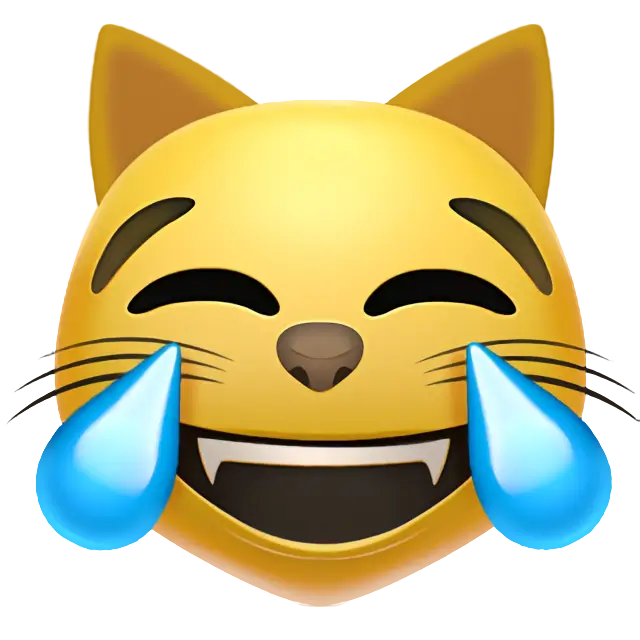 Cat Face with Tears of Joy
